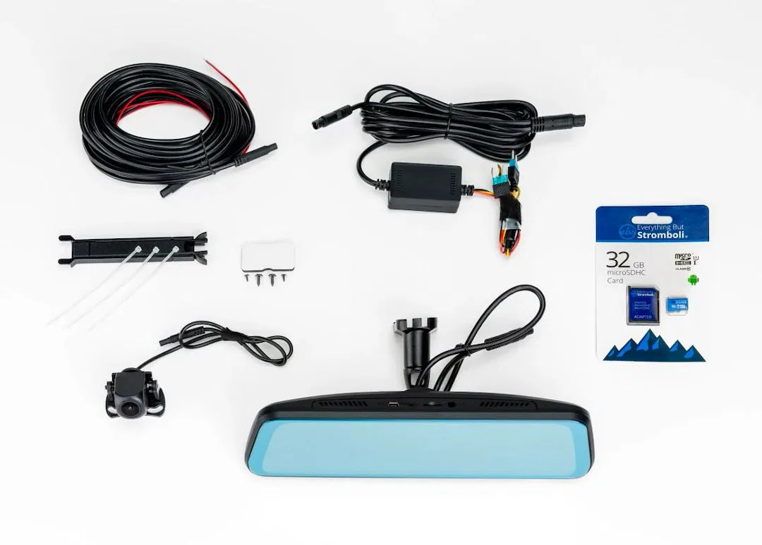 FVMR-1100 – BRAND MOTION Backup Camera, Auto-Dimming Anti Glare Tempered Glass Screen Standard 9.66 Inch LCD Screen 1...